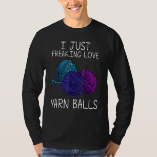 Knitting For Men Women Crochet Yarn Thread _6 T-Shirt