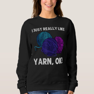 Knitting For Men Women Crochet Yarn Thread Sweatshirt