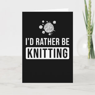 Knitting Gift Card