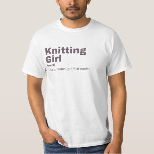 Knitting Girl - Knitting T-Shirt