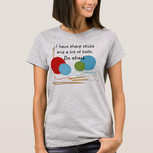 Knitting Humour T-shirt