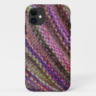 Knitting in Sunset Colours iPhone 11 Case
