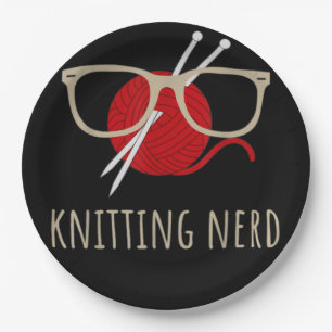 Knitting Is My Favorite Sport - Knitting Knitter C Paper Plate