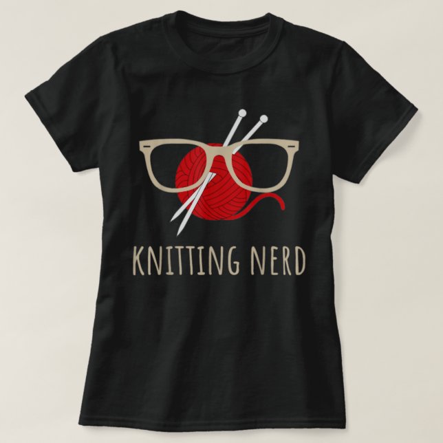 Knitting Is My Favourite Sport - Knitting Knitter  T-Shirt (Design Front)