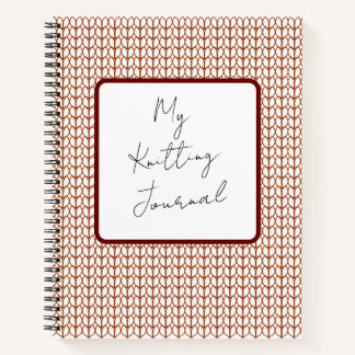 Knitting Journal Notebook