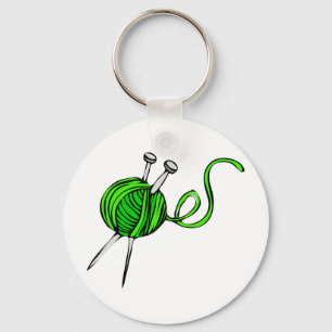 Knitting Key Ring
