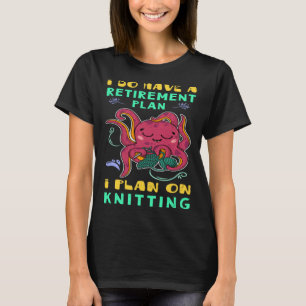 Knitting Knitter Crochet Wool Yarn Crochet Sewing T-Shirt