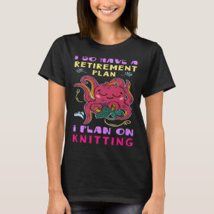 Knitting Knitter Crochet Wool Yarn Crochet Sewing T-Shirt