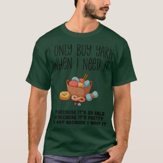 Knitting Knitting Basket T-Shirt