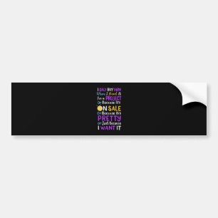 Knitting Knitting Wool Bumper Sticker