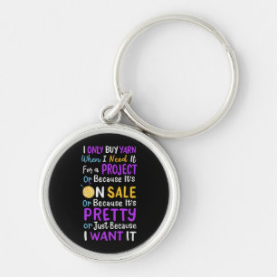 Knitting Knitting Wool Key Ring
