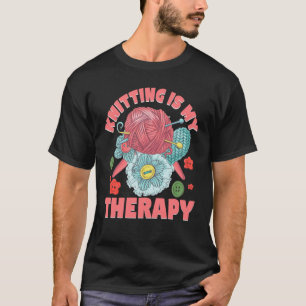Knitting Love Hobby Yarn Crochet Crocheting needle T-Shirt