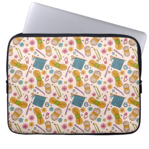Knitting Love Laptop Sleeve