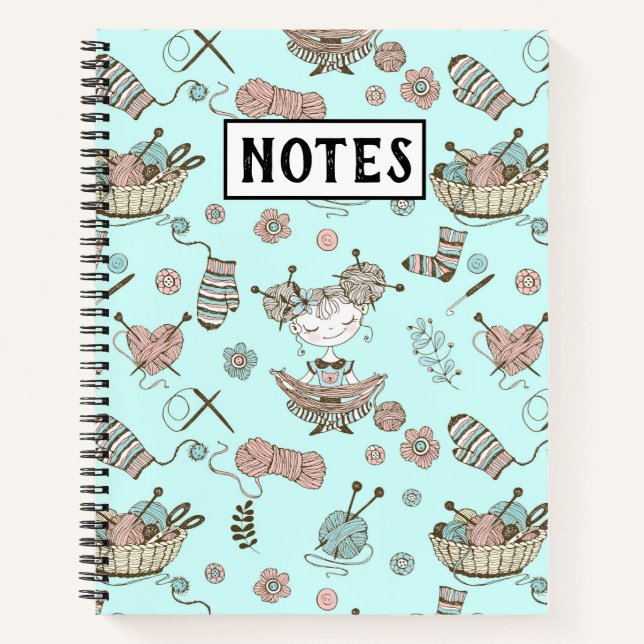 Knitting Love Notebook (Front)