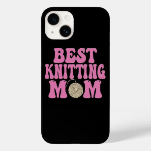 knitting mum - Knitting Lover Funny Gift - knittin Case-Mate iPhone 14 Case