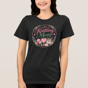 Knitting Mum - Women Tri-blend T-Shirt Shirt
