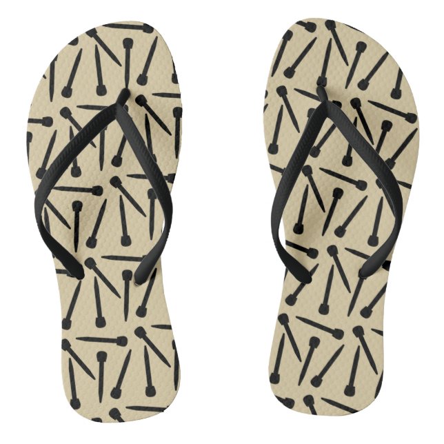 Knitting Needles Yarn + Crafts Thongs (Footbed)