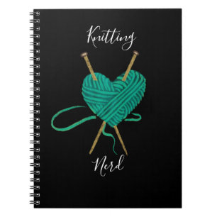 Knitting Nerd Notebook Journal for Knitters