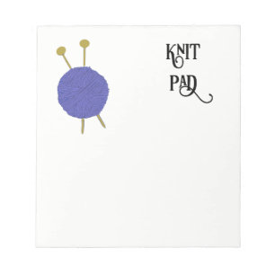 Knitting Notepad