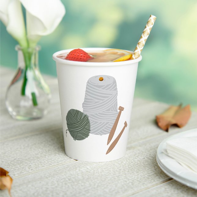 Knitting Paper Cups (Creator Uploaded)