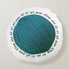 Knitting Pattern Lingo Yarn Ball Teal Crafts