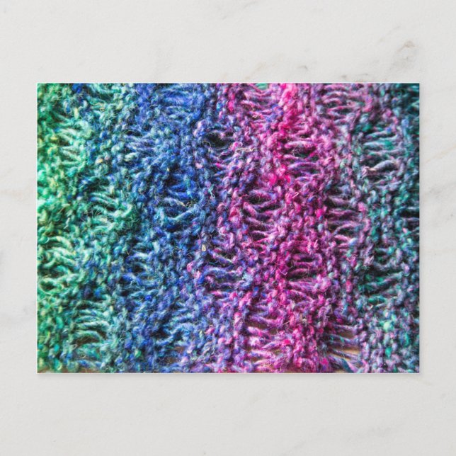 Knitting postcard (Front)