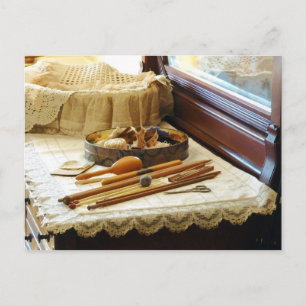 Knitting Supplies Postcard