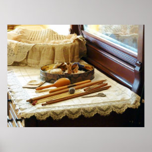 Knitting Supplies Poster