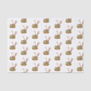 Knitting Themed Tissue Paper