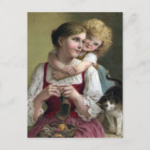 Knitting with Sweet Distractions Postcard