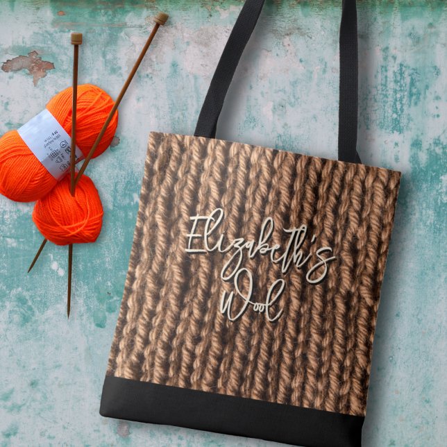 Knitting Wool Bag Personalised (Creator Uploaded)