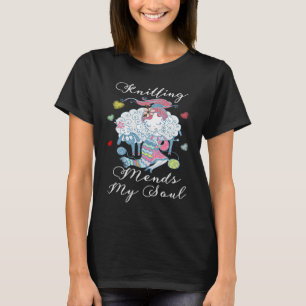Knitting Yarn Crochet Knitters Knit Crocheting Kni T-Shirt