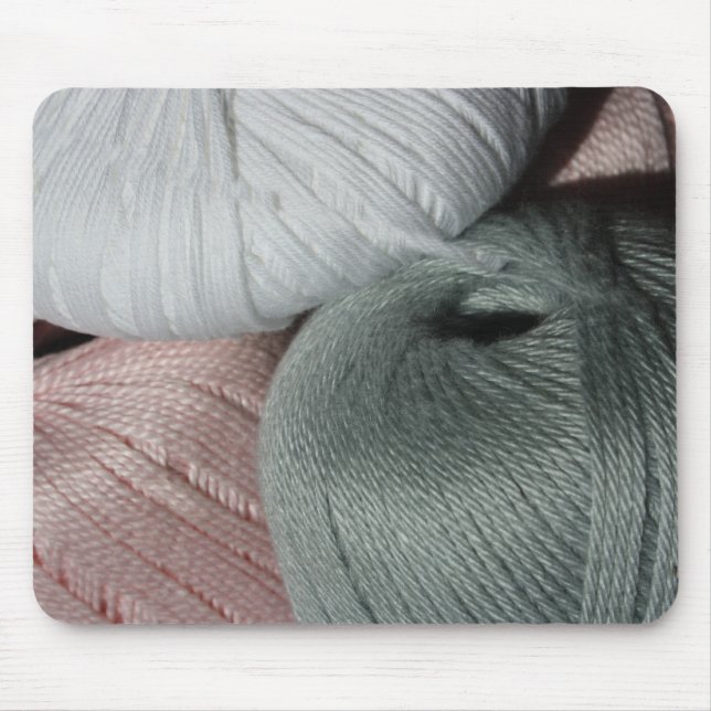 Knitting Yarn/Wool Mouse Pad (Front)