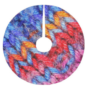 Knitwear 003 brushed polyester tree skirt