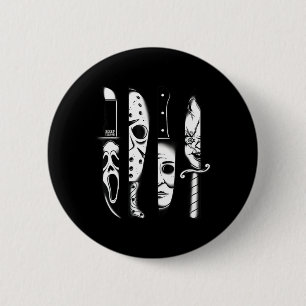 Knives Horror Movie Friday Halloween Horror Goth E 6 Cm Round Badge