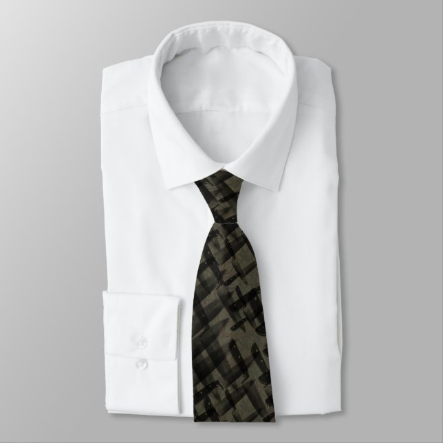 knives pattern tie (Tied)
