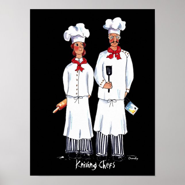 Kniving Chefs - poster (Front)