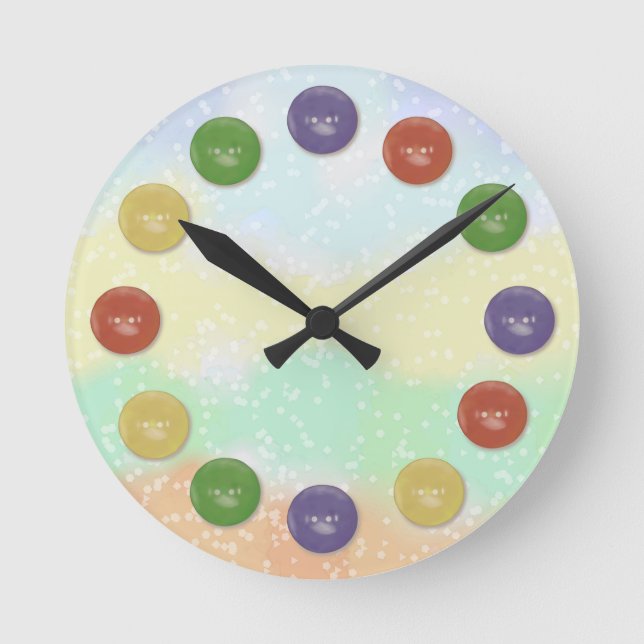 knob round clock (Front)