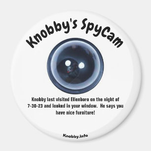 Knobby's SpyCam Ellenboro Fun Refrigerator  Magnet