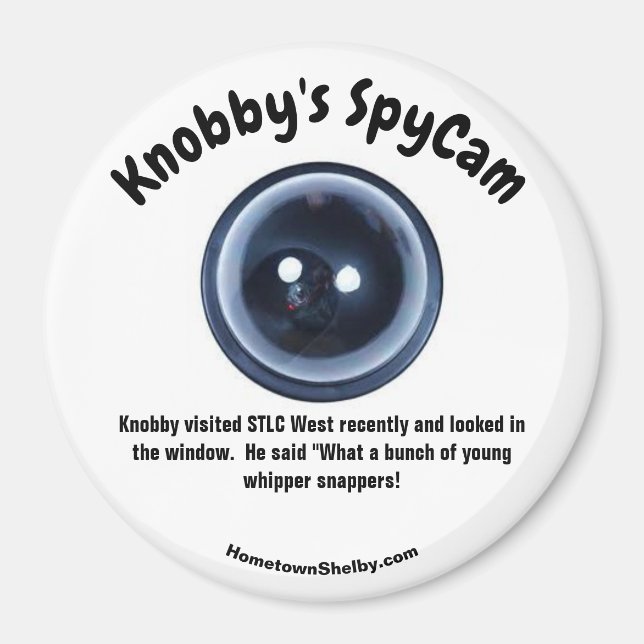 Knobby's SpyCam STLC West Fun Refrigerator  Magnet (Front)