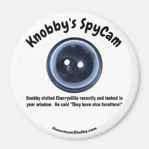 Knobby's Visited Cherryville Fun Refrigerator  Magnet
