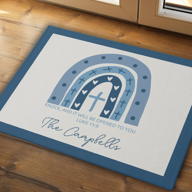 Knock and It Will Be Opened to You Christian Rug (Creator Uploaded)