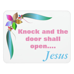 Knock And The Door Opened Gifts On Zazzle Au