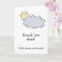 Knock 'em Dead! Show Chemo who's Boss Funny Cancer