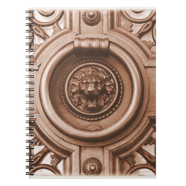 Knock Knock - Barcelona Old Quarter Door Knocker Notebook (Front)