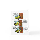 Knock Knock Bee Mine Valentine Greeting Card