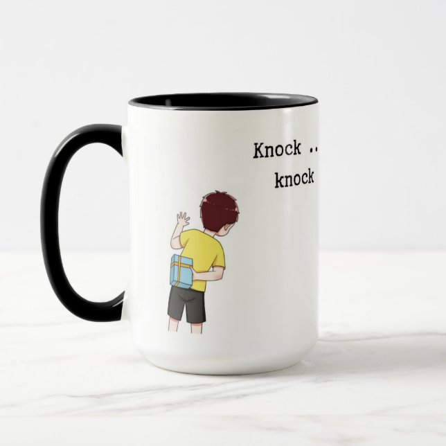 Knock knock mug (Left)