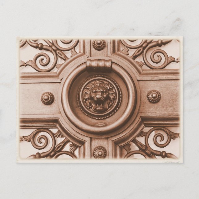 Knock Knock ... Postcard (Front)