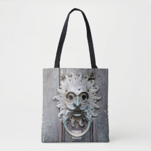 Knock knock tote bag