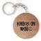 Knock on Wood Keychain